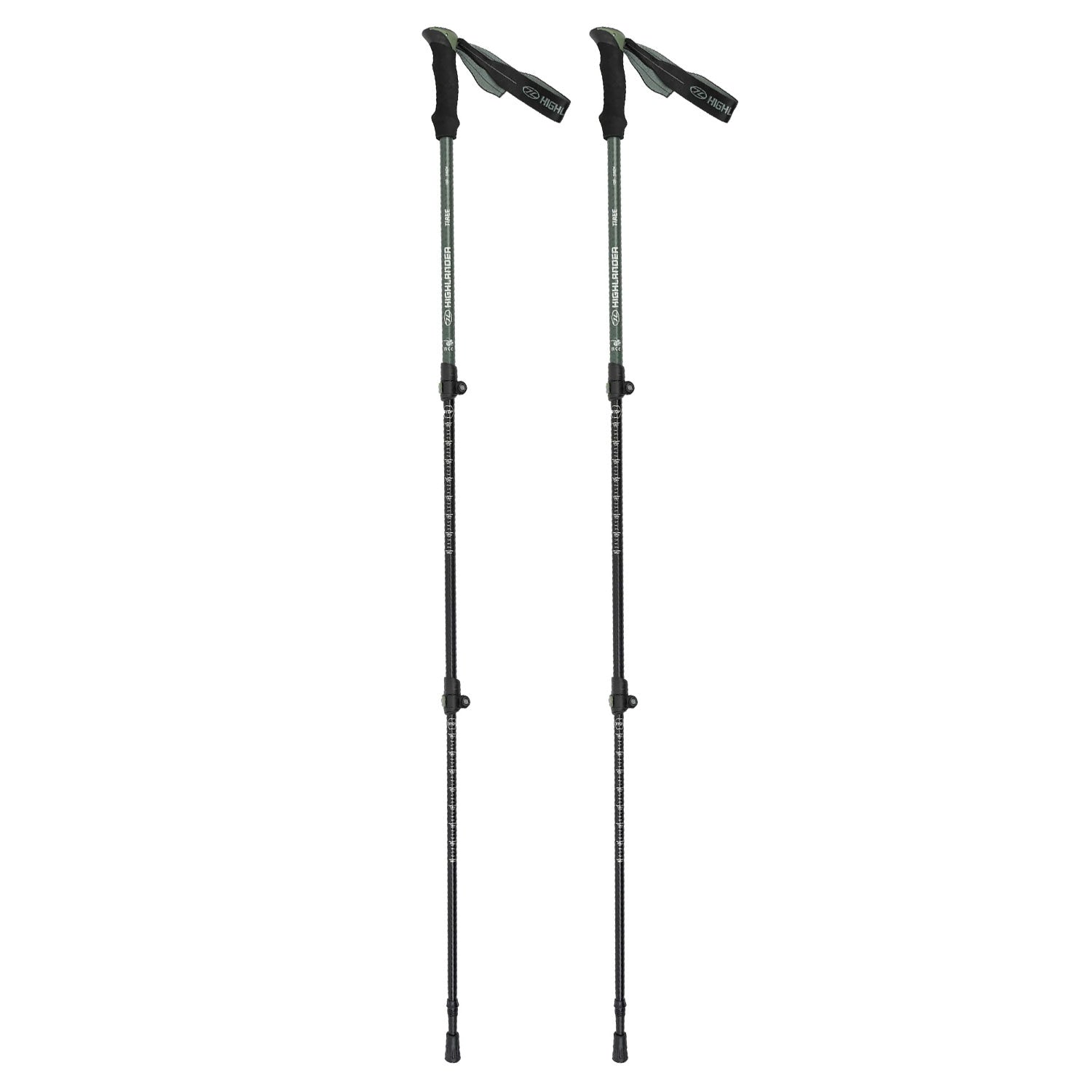 Highlander Tiree Walking Poles (Pair) Camping Accessories Highlander