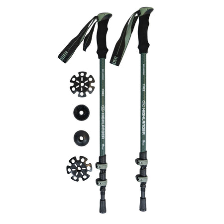 Highlander Tiree Walking Poles (Pair) Camping Accessories Highlander