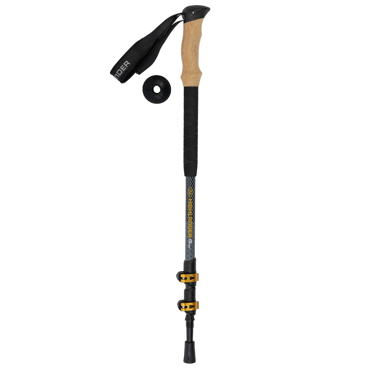 Highlander Skye Carbon Fibre Walking Poles (Pair) Camping Accessories Highlander