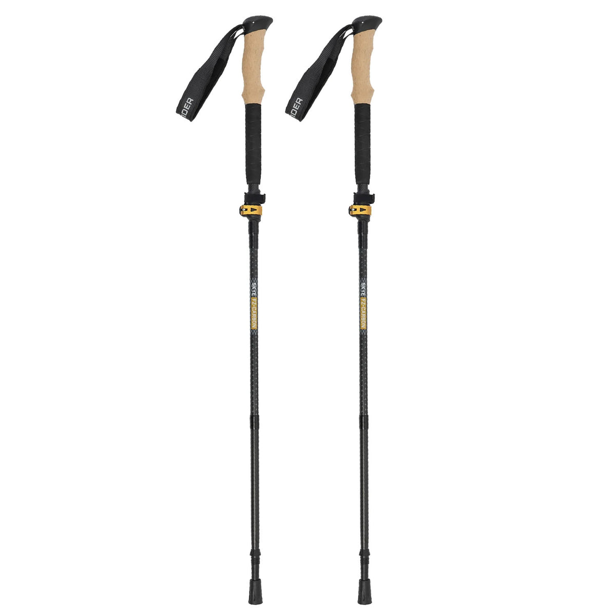 Highlander Skye Carbon FZ Walking Pole (Pair) Camping Accessories Highlander
