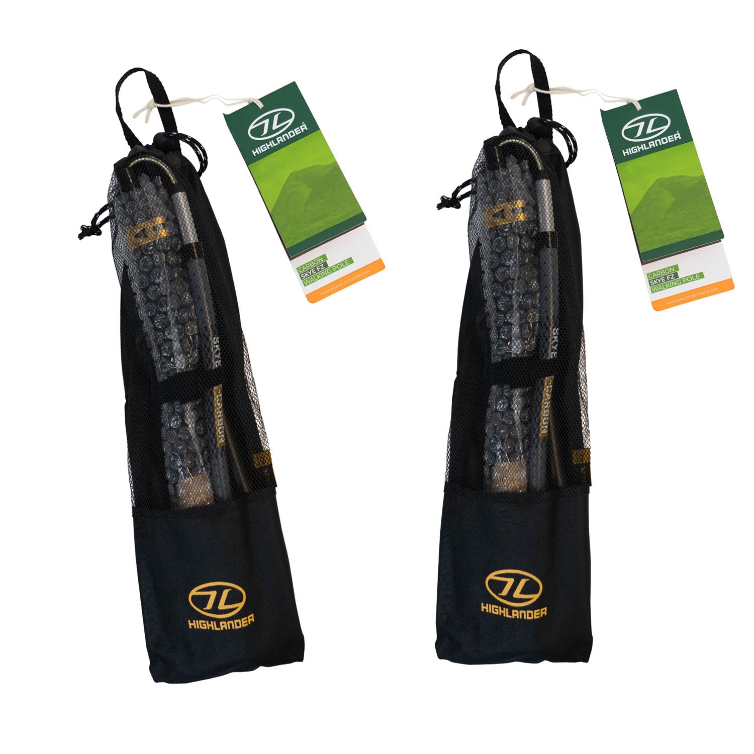 Highlander Skye Carbon FZ Walking Pole (Pair) Camping Accessories Highlander