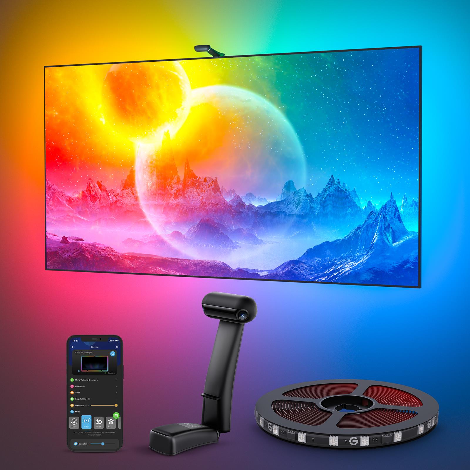 Govee Dual Camera TV Backlight 55-65 Inch Govee