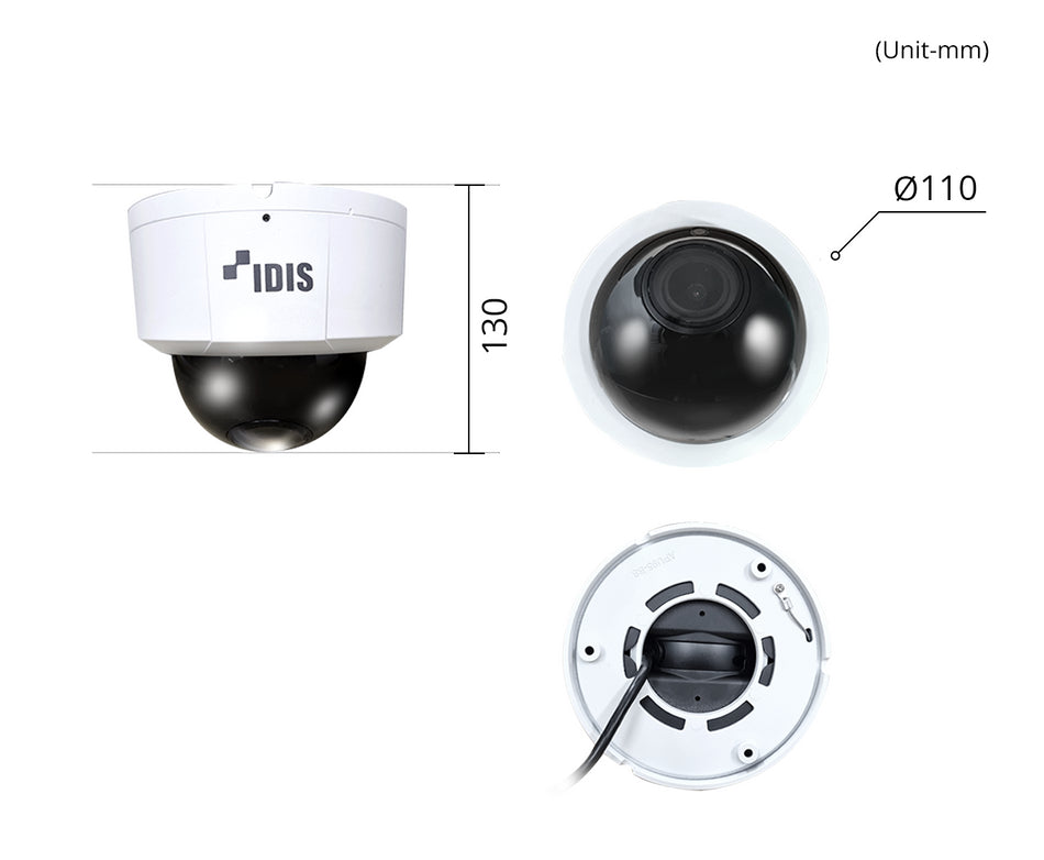 Idis TC-D4232WR 2MP IR Dome Camera Idis