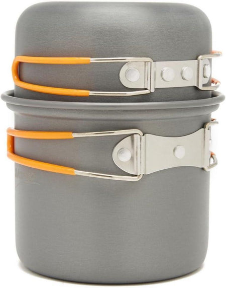 Vango Hard Anodised 1 Person Cook Kit 1Size Grey Camping Accessories Vango