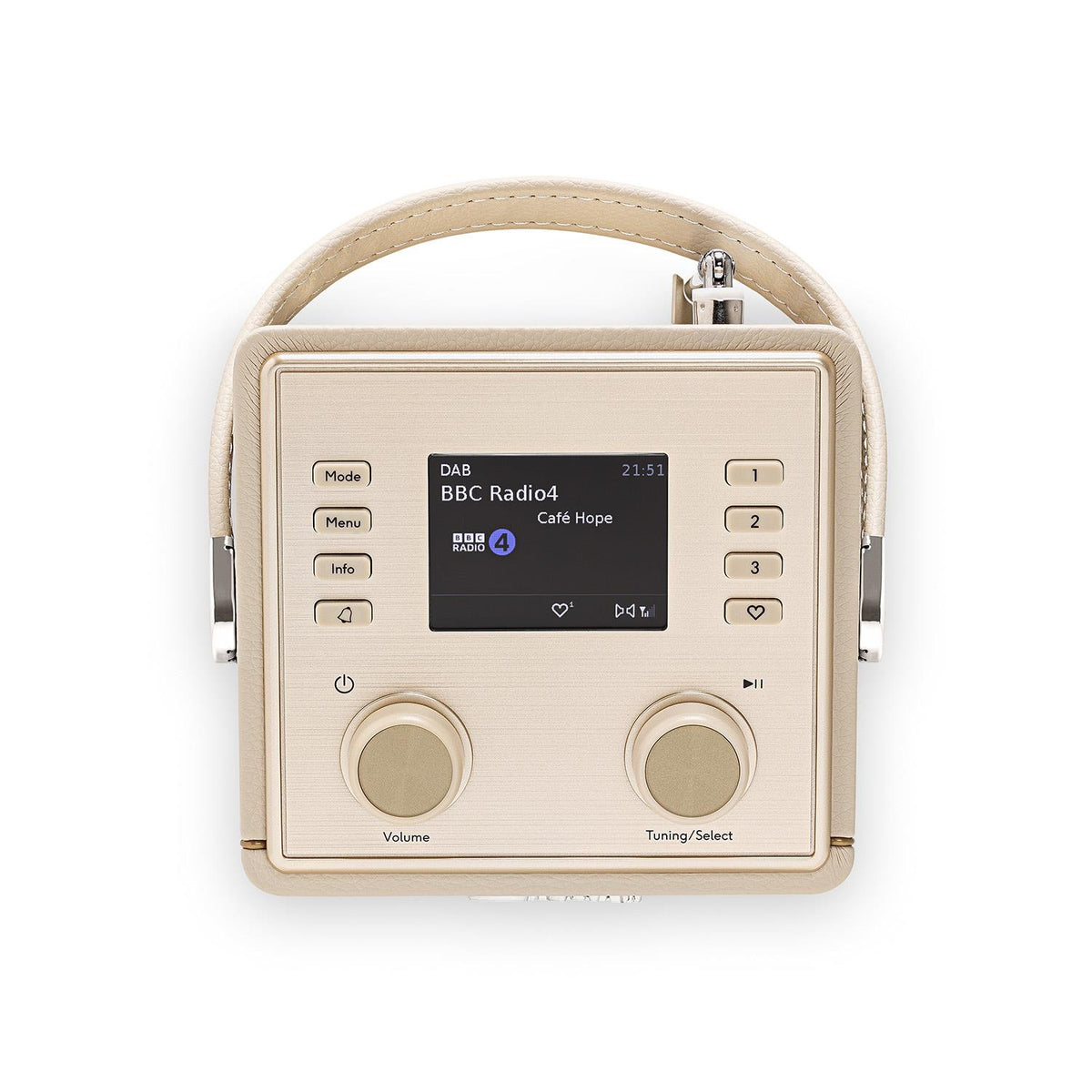 Roberts Revival Mini2 Portable DAB+/FM Radio in Pastel Cream Digital Radios Roberts