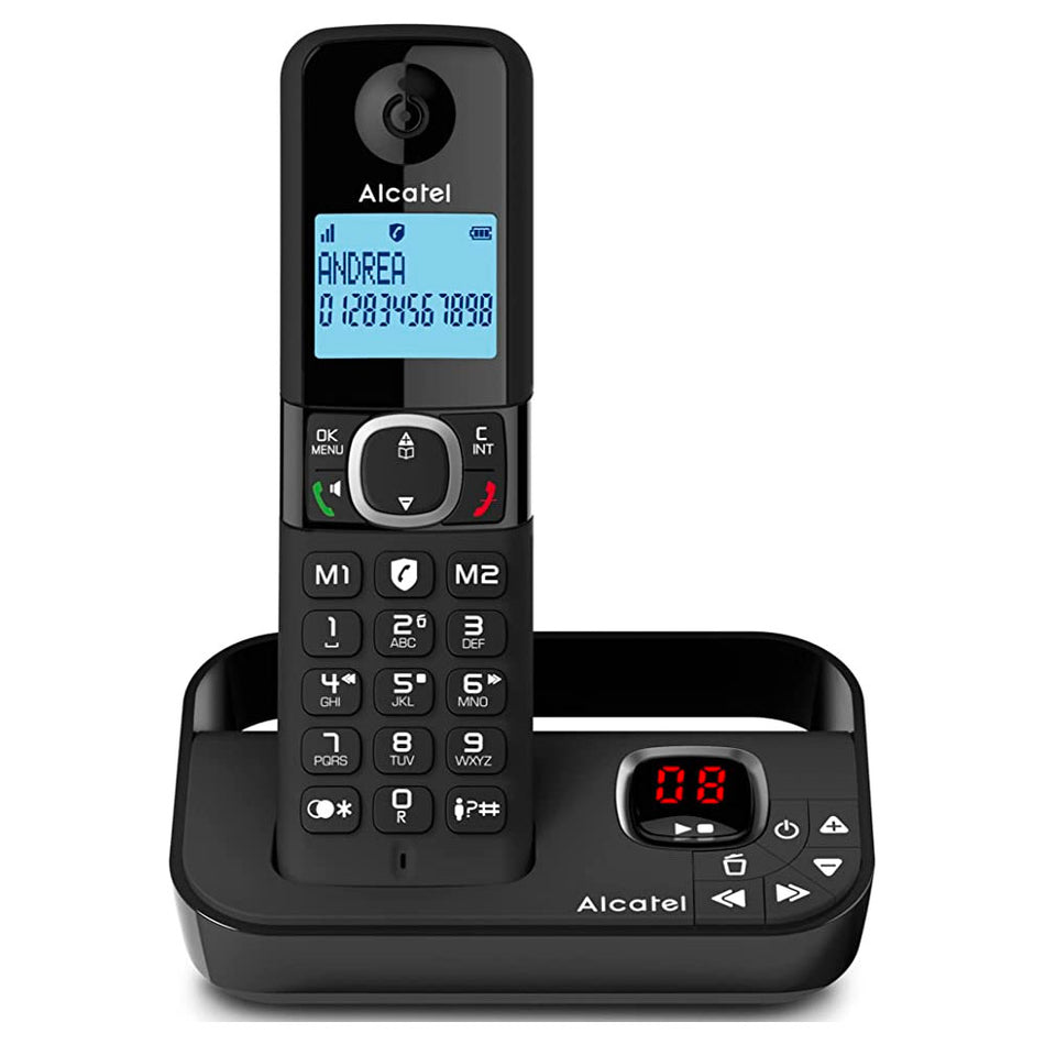 Alcatel F860 Voice Cordless Phone & Answer Machine, Single Handset