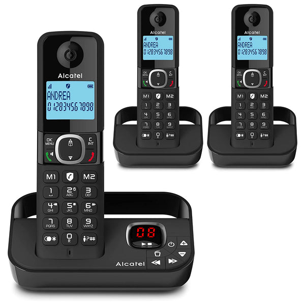 CORDLESS ALCATEL BIANCO F860 VOICE CON SEGRETERIA - VIVAVOCE