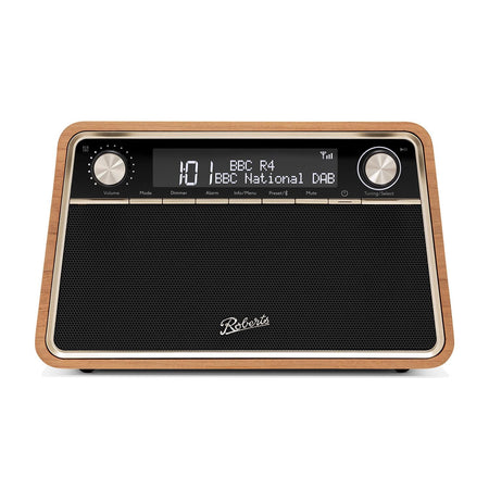 Roberts Reva Tabletop DAB Radio & Bluetooth Speaker in Cherry Wood Digital Radios Roberts