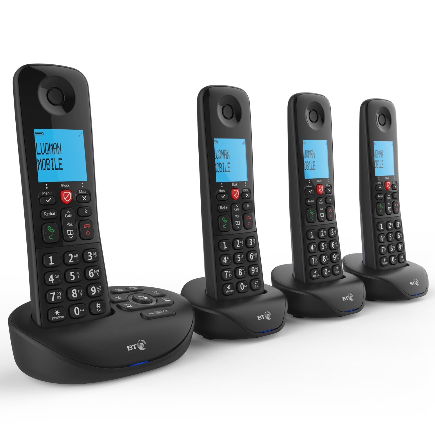 BT 8600 Advanced Telefon Mit Call Blocking – Quad-System, Anrufsperre