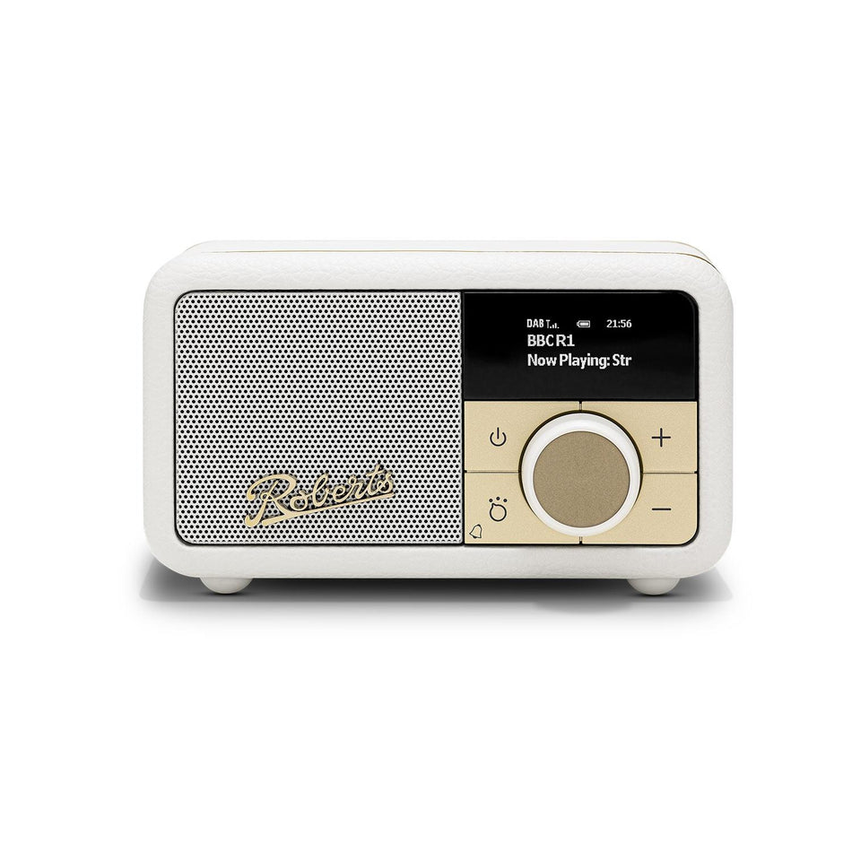 Roberts Revival Petite 2 DAB Radio & Portable Bluetooth Speaker in Pastel Cream