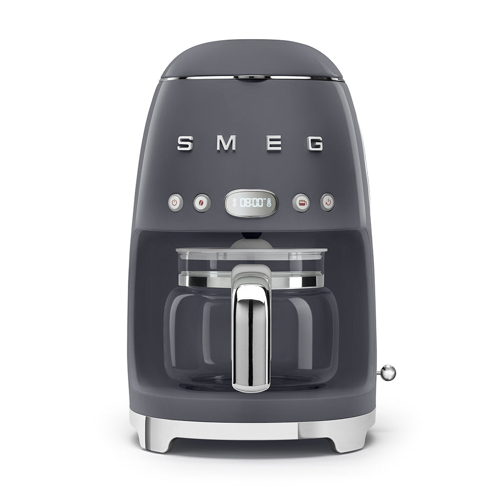 Smeg DCF02GRUK Drip Coffee Machine in Grey Coffee Machines Smeg   