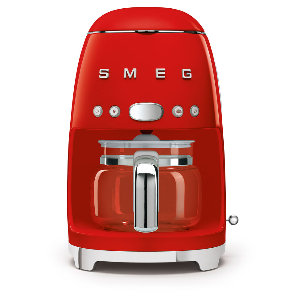 Smeg DCF02RDUK Drip Coffee Machine in Red