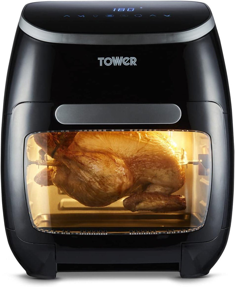 Tower Xpress Pro 2000W 11 Litre 5-in-1 Digital Air Fryer Oven with Rotisserie