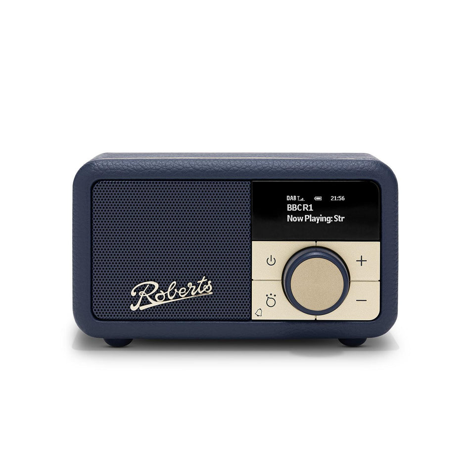 Roberts Revival Petite 2 DAB Radio & Portable Bluetooth Speaker in Midnight Blue