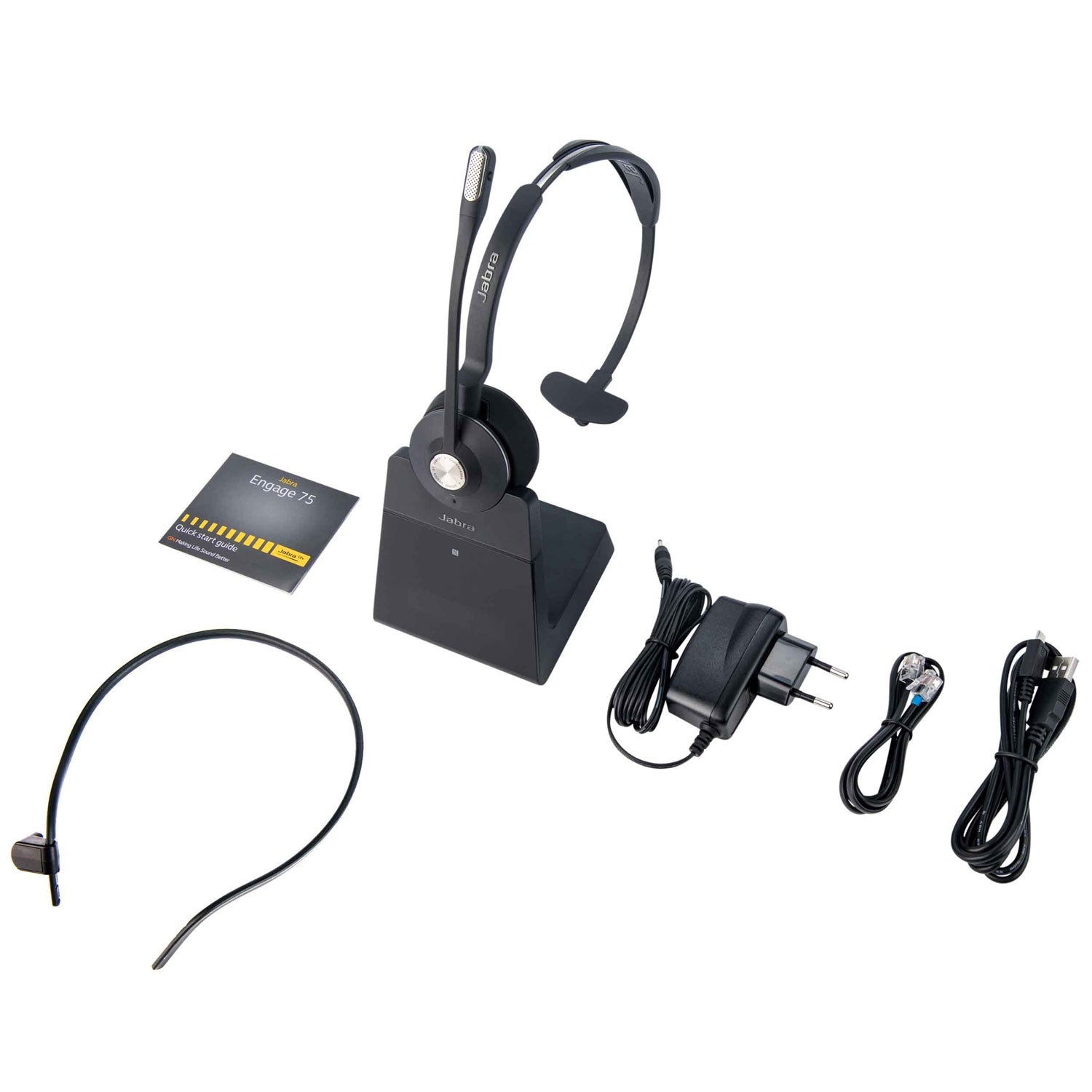 Jabra Engage 75 Mono Wireless Headset - liGo.co.uk