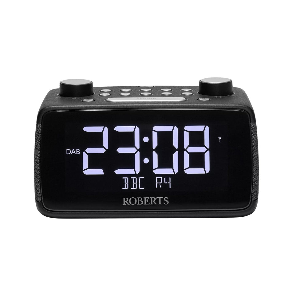 Roberts Ortus 4 DAB/DAB+/FM Alarm Clock Radio in Black Digital Radios Roberts