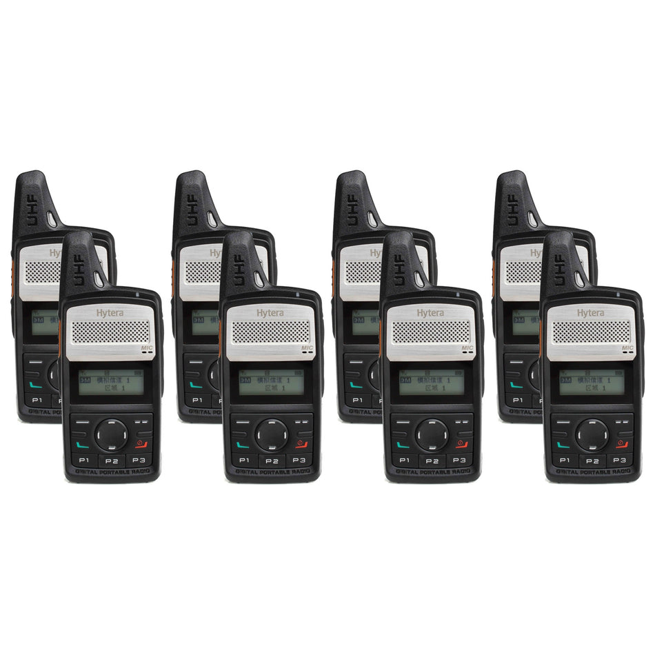 Hytera PD365LF Eight Pack License-Free Two Way Radio