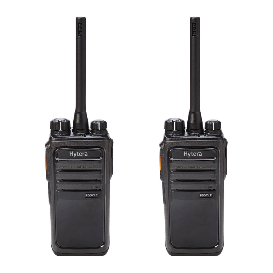 Hytera PD505LF Twin Pack License-Free Two-Way Radios