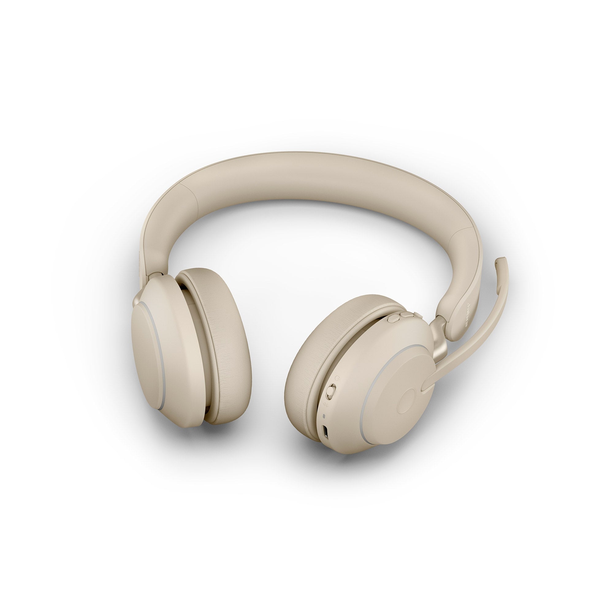 Jabra Evolve2 65 USB-C UC Stereo Wireless Headset, Beige – liGo.co.uk