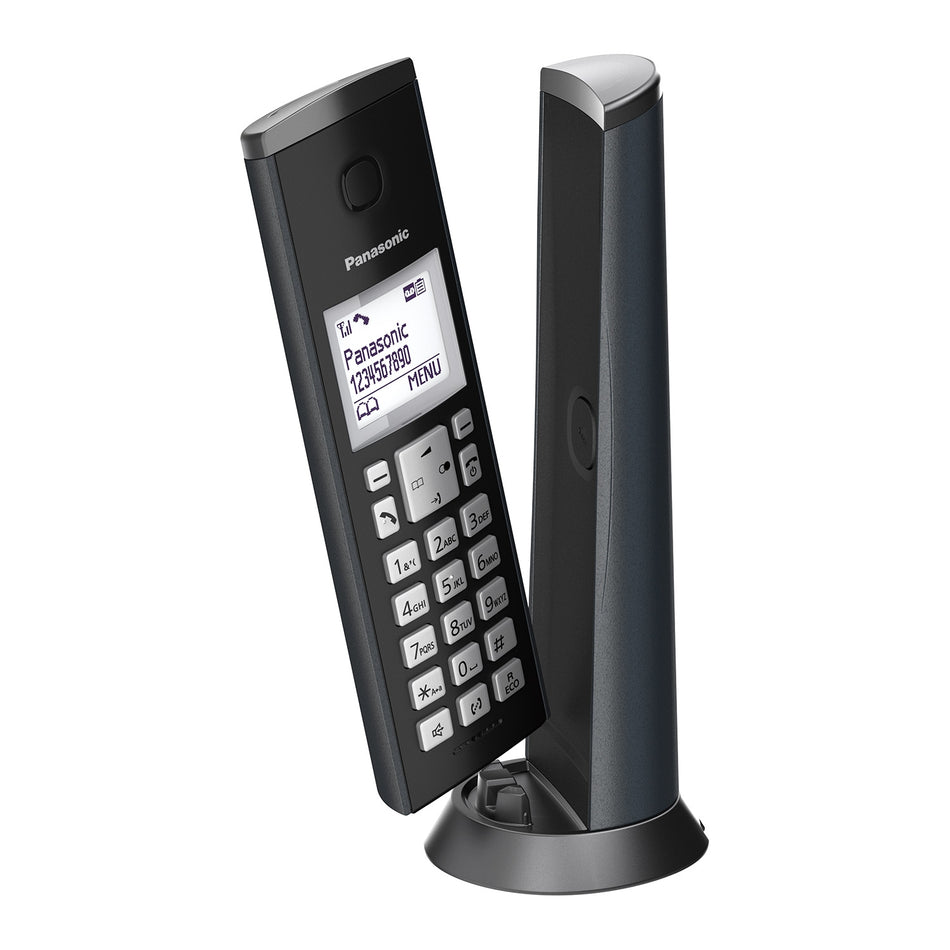 Panasonic KX-TGK220EM Designer Cordless Phone, Single Handset with Answer Machine