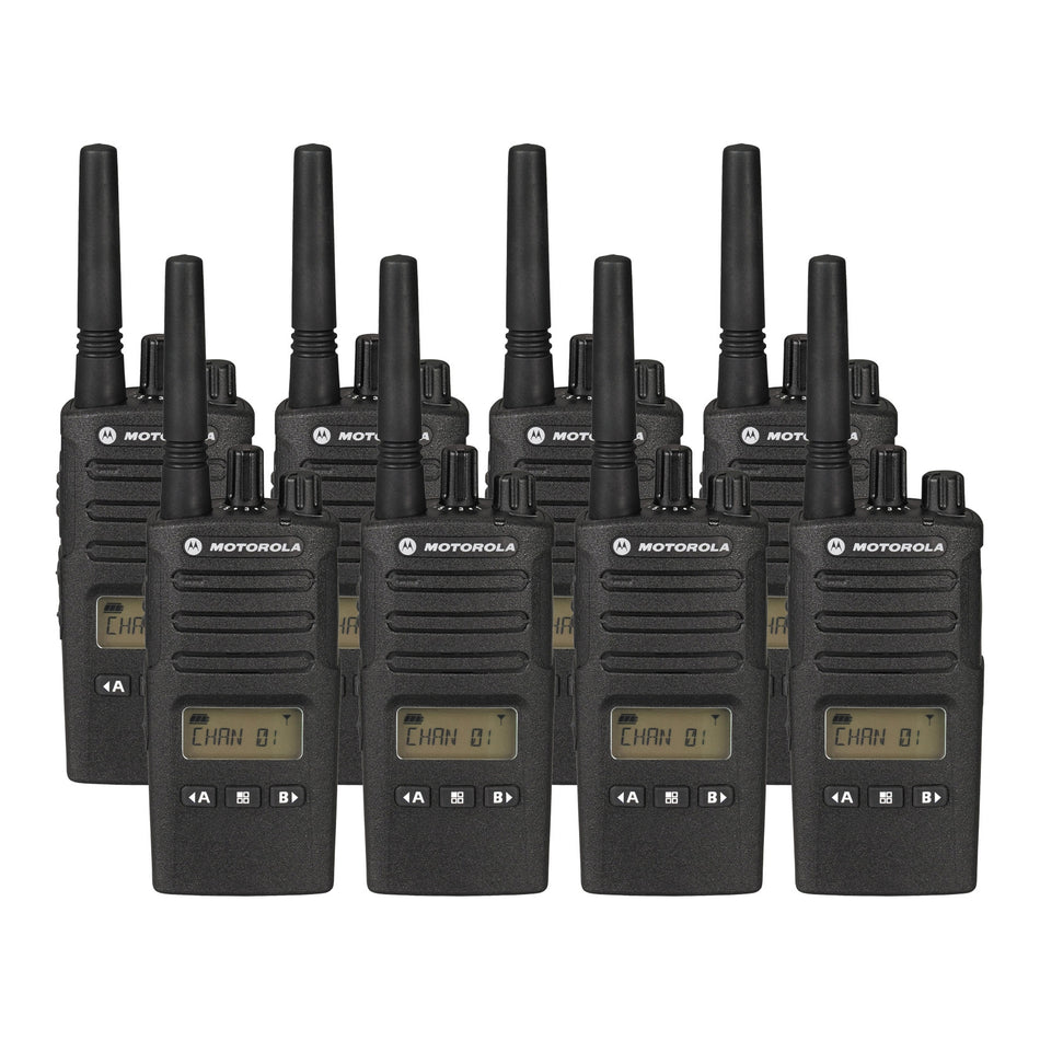 Motorola XT460 Eight Pack Two-Way Radios with Charger