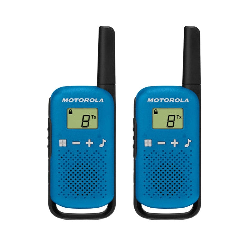 Motorola TALKABOUT T42 Twin Pack Two-Way Radios in Blue