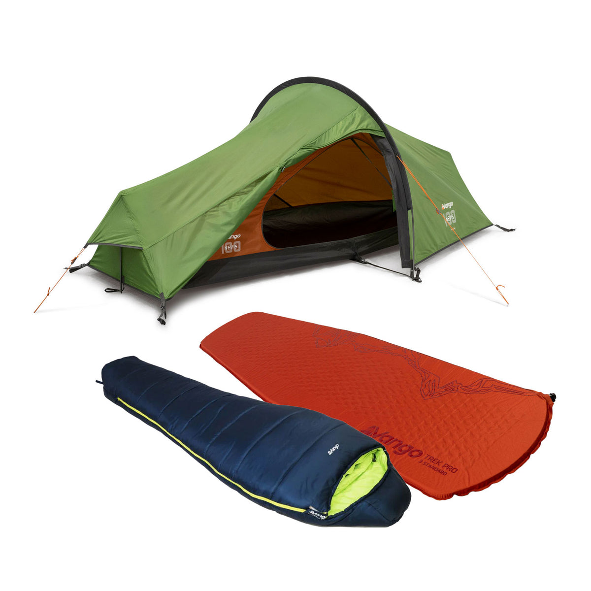 Vango Nevis 100 1-Person Tent & Sleeping Bundle Tents Vango