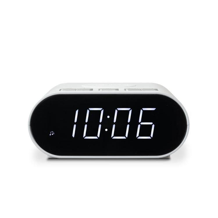 Roberts Ortus Charge Radio Alarm Clock in White