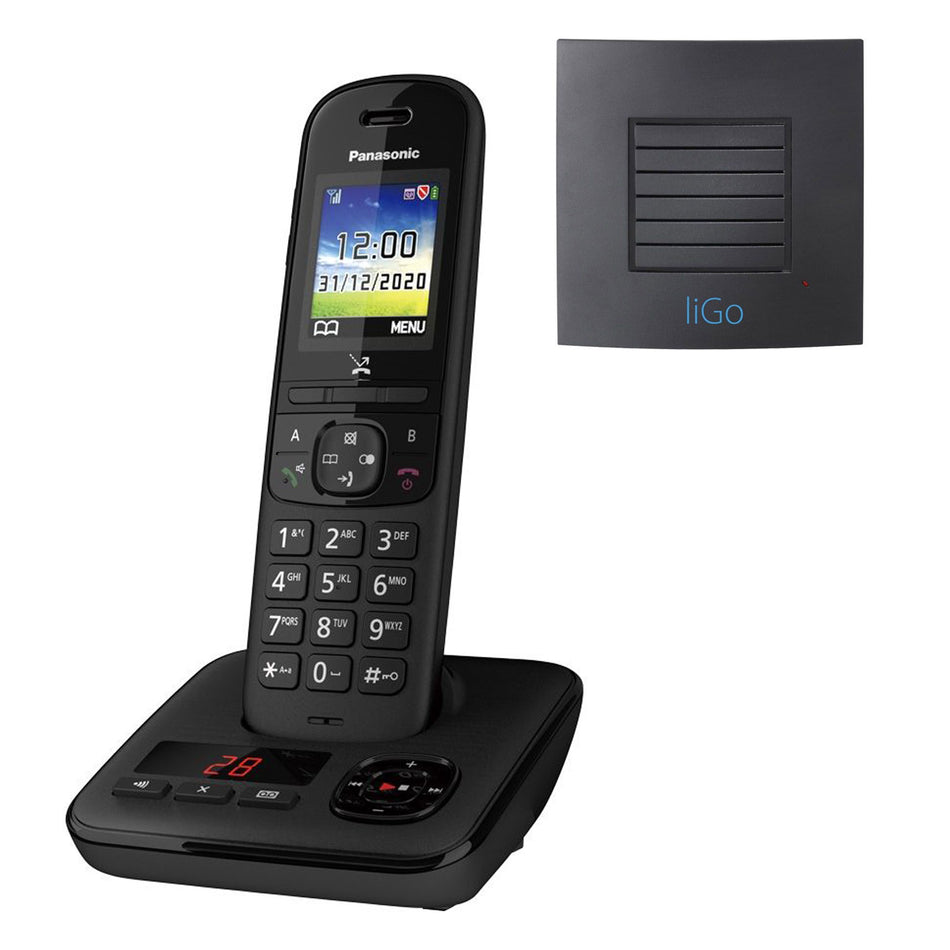 Panasonic KX-TGH720EB Digital Cordless Telephone with Long Range