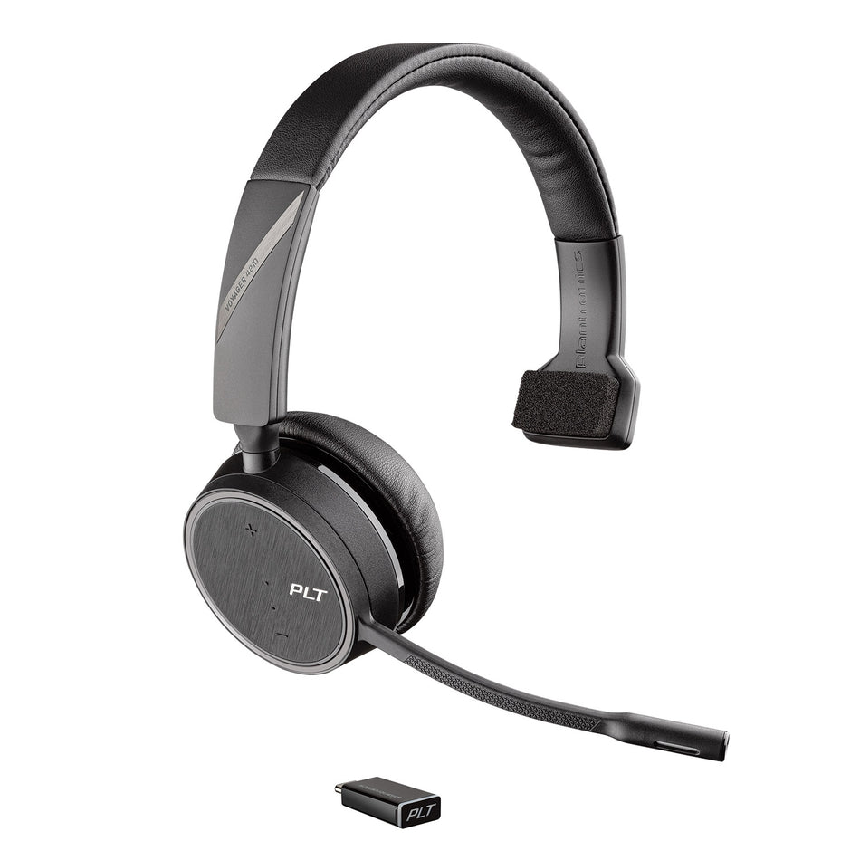 Plantronics Voyager 4210 Mono Bluetooth Headset with USB-C Dongle