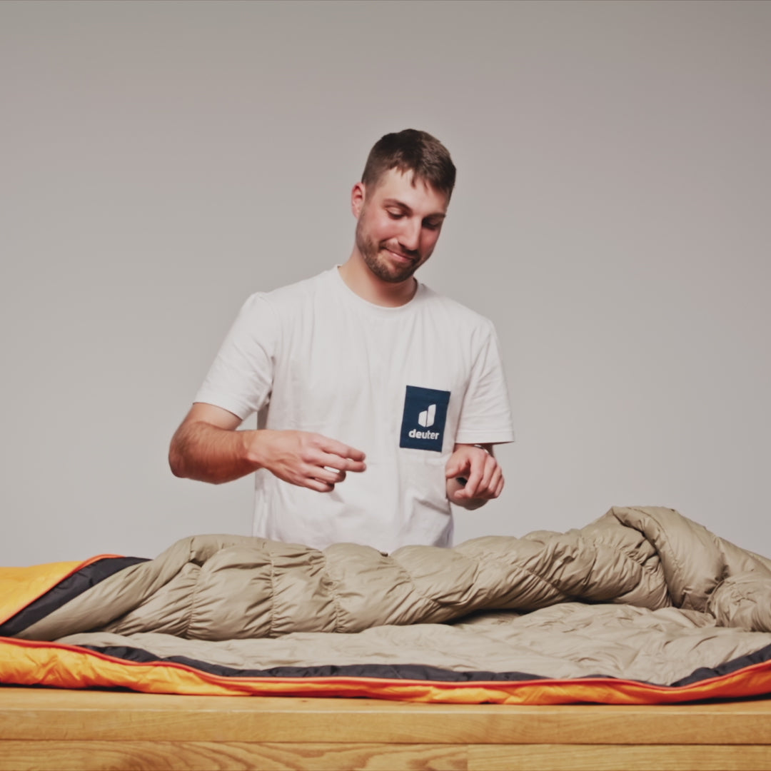 deuter Astro Pro 400 -6C/21F Down Sleeping Bag | Magma Titanium Sleeping Bags deuter