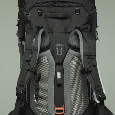 deuter Aircontact Pro 75+10 Backpack | Black Rucksacks & Backpacks deuter