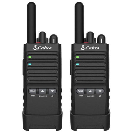 Cobra PX650 Walkie Talkies, Twin Pack Two Way Radios Cobra