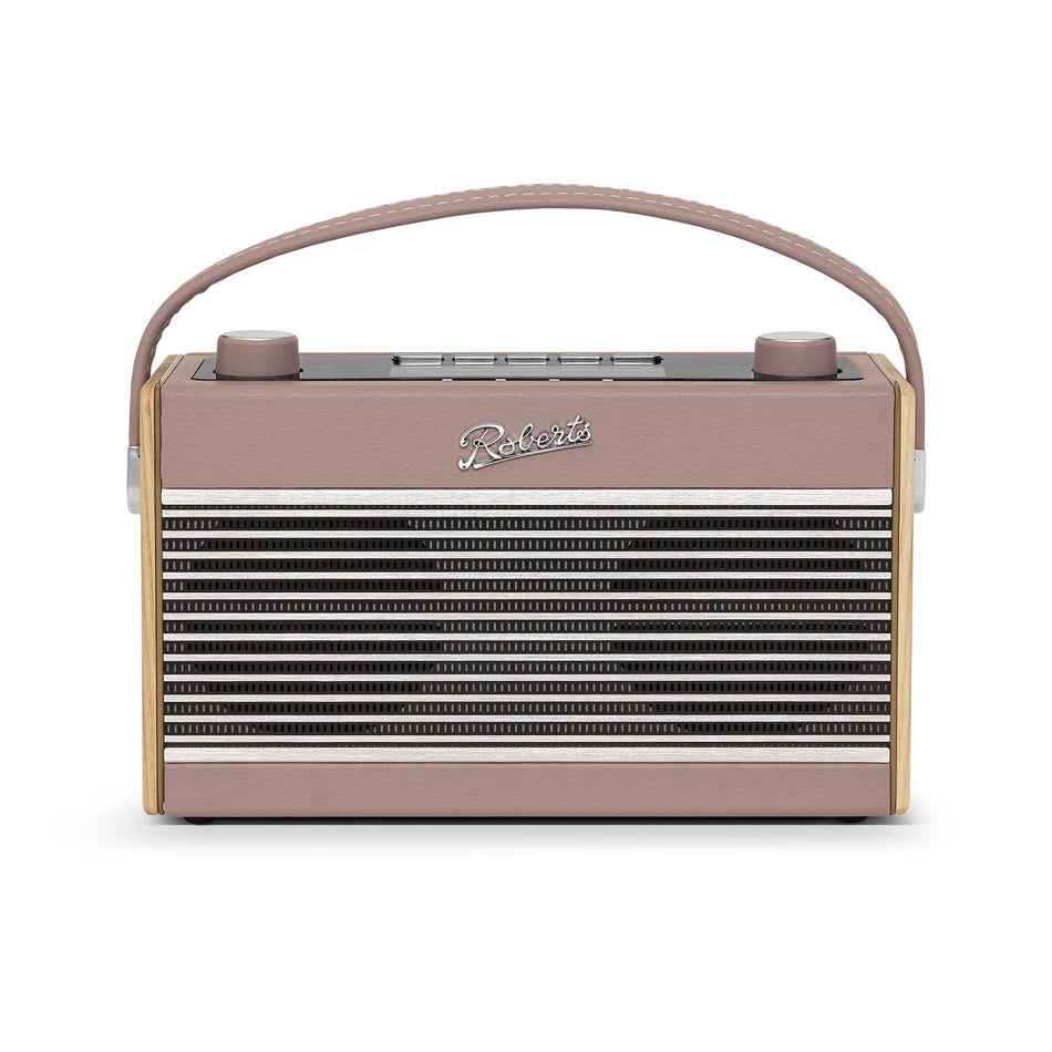 Roberts Rambler BT Stereo Portable DAB Radio & Bluetooth Speaker in Dusky Pink