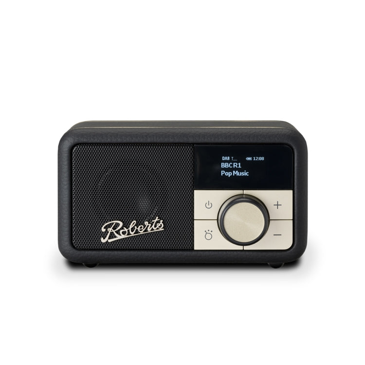 Roberts Revival Petite Portable DAB/FM Radio and Bluetooth Speaker in Black