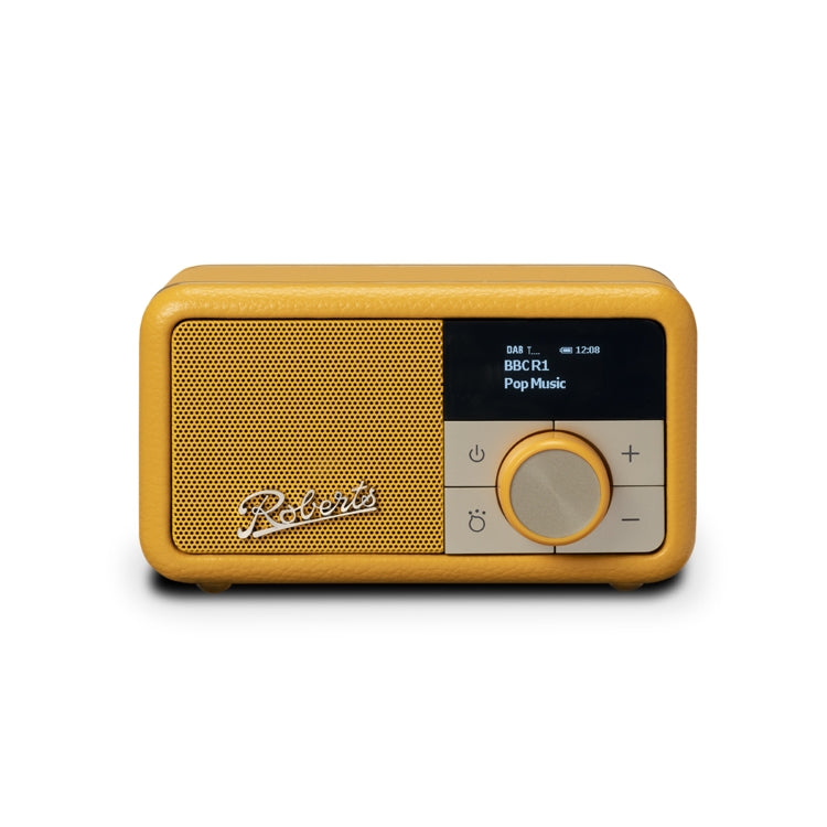 Roberts Revival Petite Portable Radio in Sunburst Yellow
