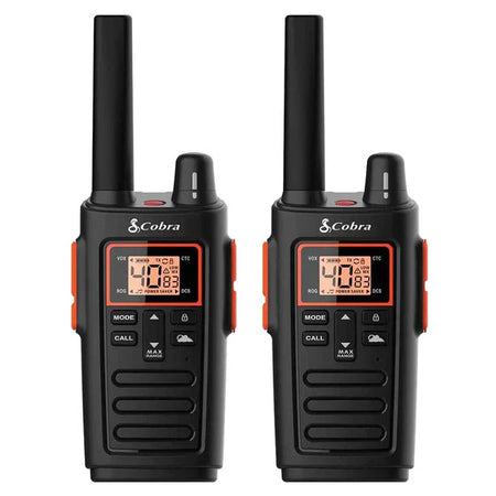Cobra RX380 Walkie Talkie, Twin Pack Two Way Radios Cobra