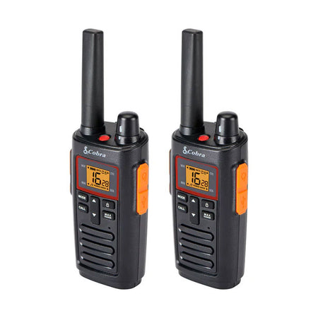Cobra RX380 Walkie Talkie, Twin Pack Two Way Radios Cobra