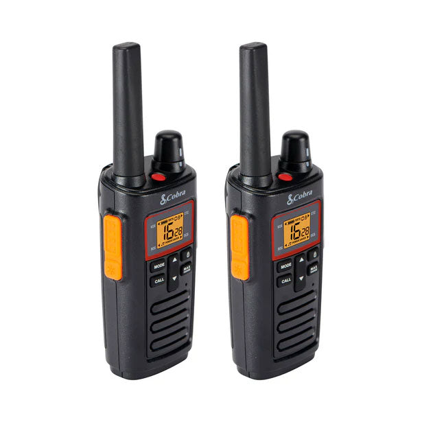 Cobra RX380 Walkie Talkie, Quad Pack Two Way Radios Cobra