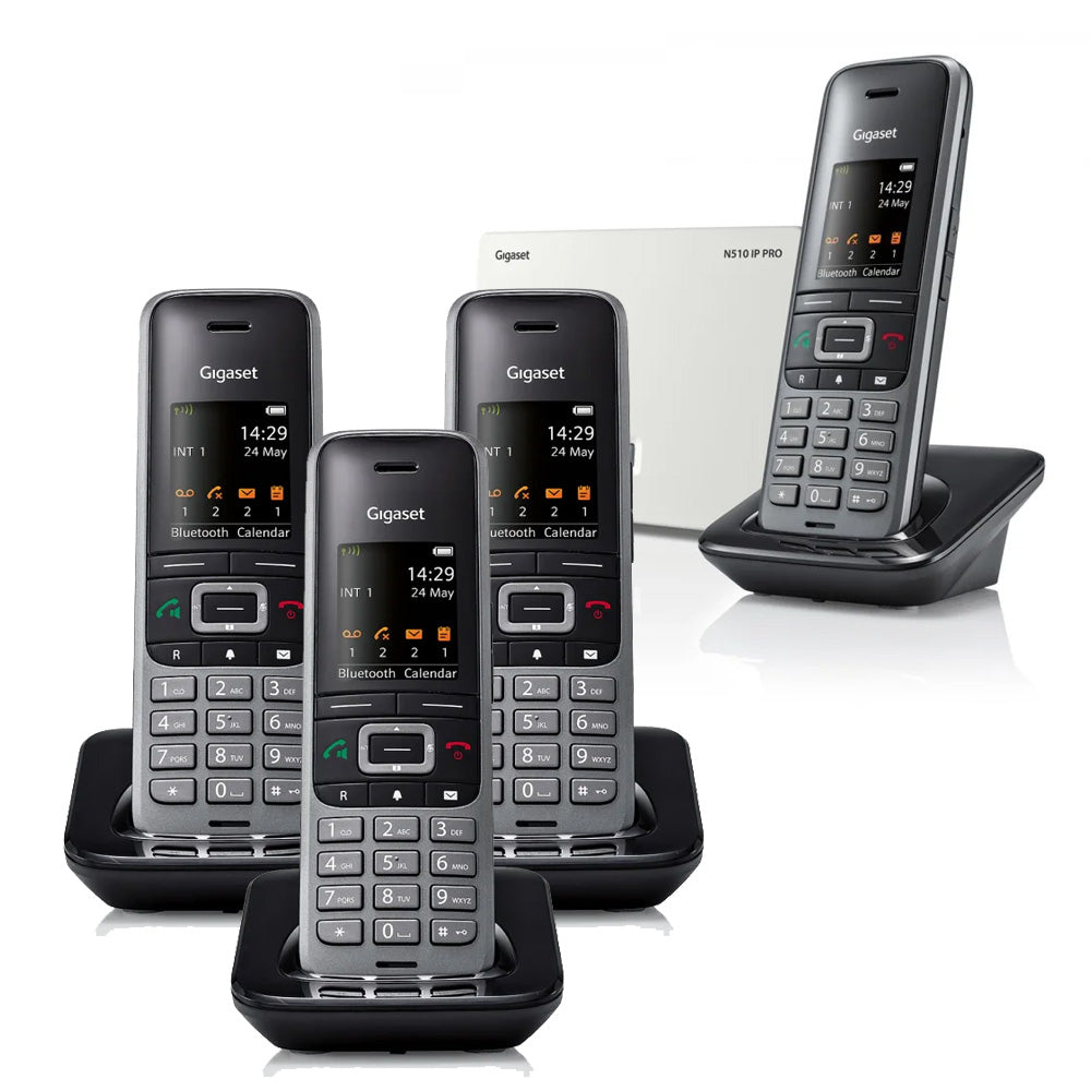 Gigaset S650 VoIP Phone, Quad Handset VoiP Phones Gigaset