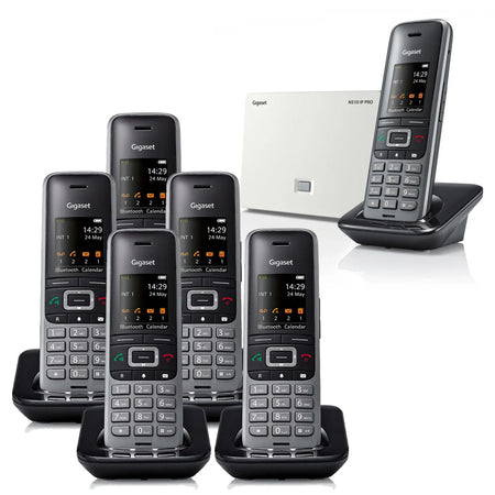 Gigaset S650 VoIP Phone, Six Handsets VoiP Phones Gigaset