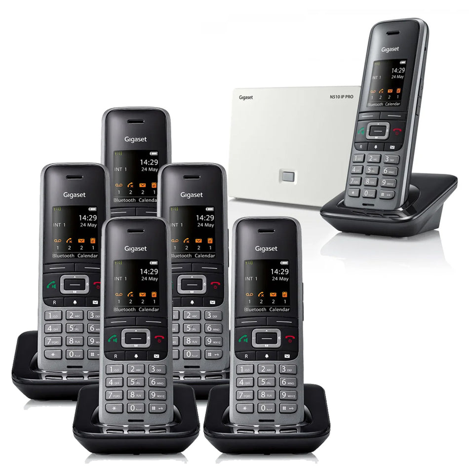 Gigaset S650 VoIP Phone, Six Handsets VoiP Phones Gigaset