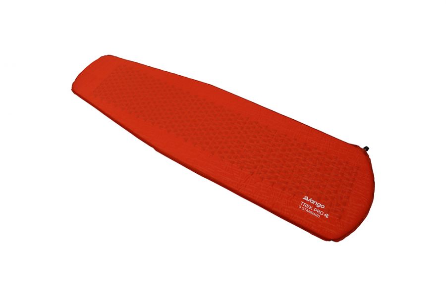 Vango Trek Pro 3 Standard Sleeping Mat - Tango Red Camping Accessories Vango   