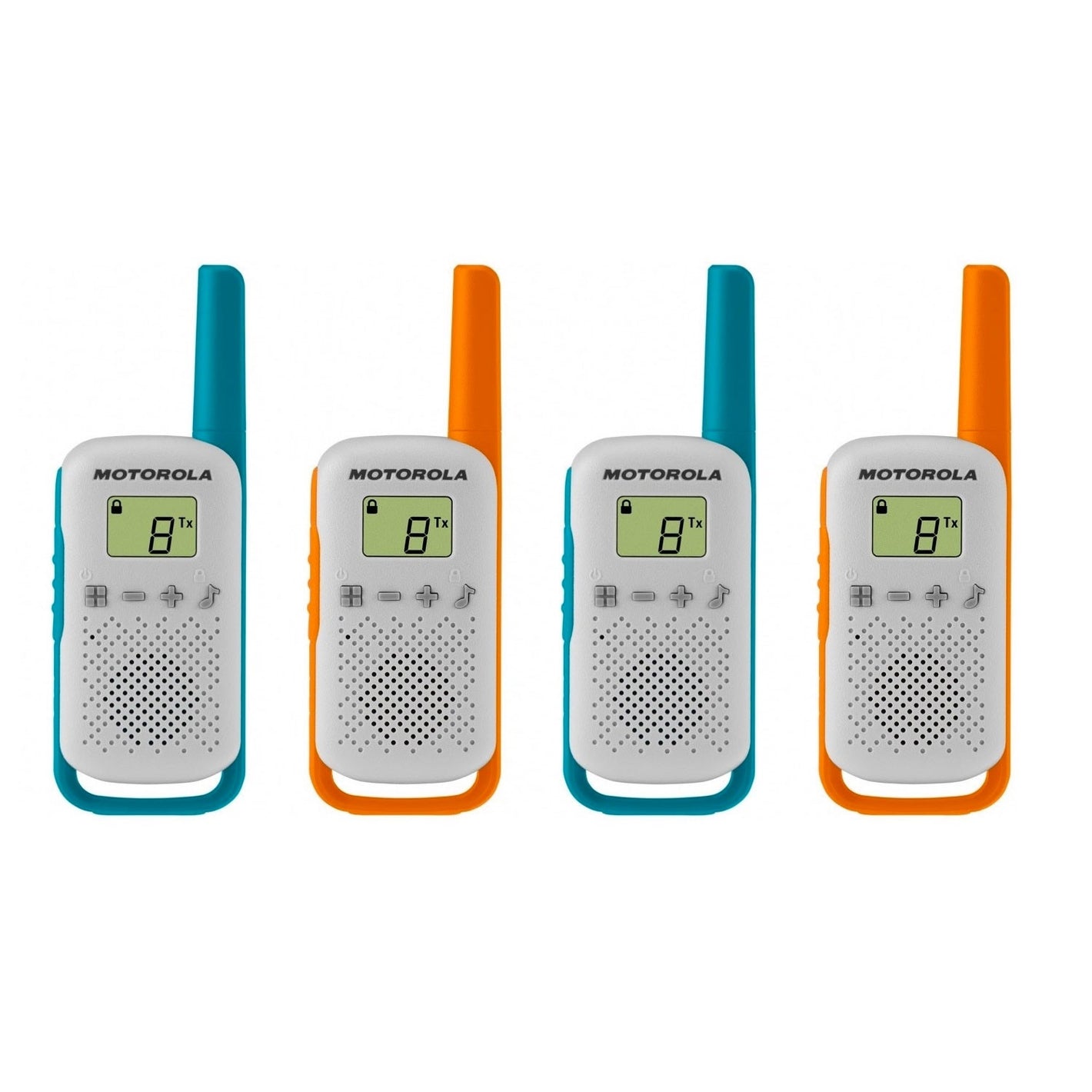 Motorola TALKABOUT T42 Quad Pack Walkie Talkies Two Way Radios Motorola   