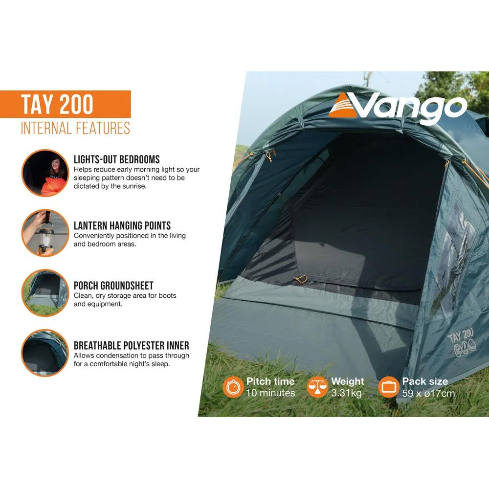 vango 2 person tent Vango Tay 200 2-Person Tent