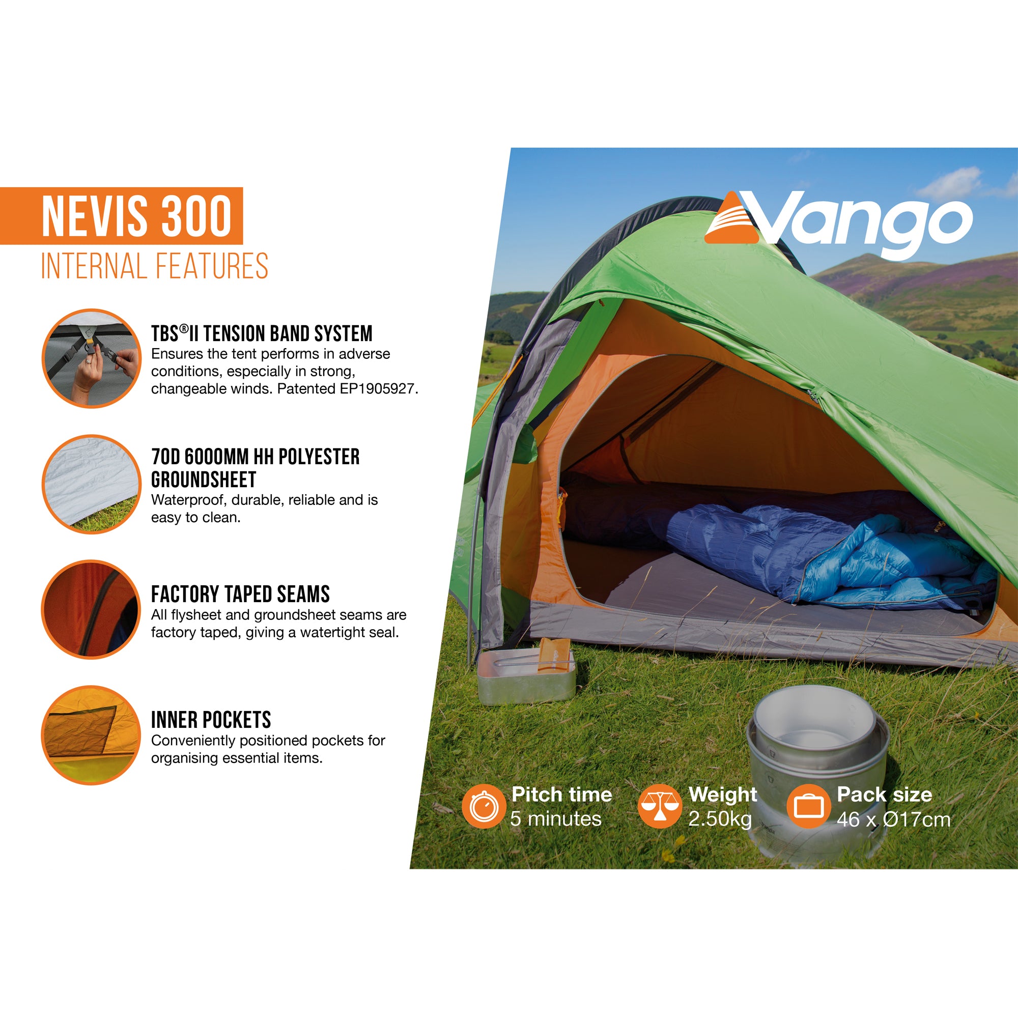 Vango hotsell atlas 300