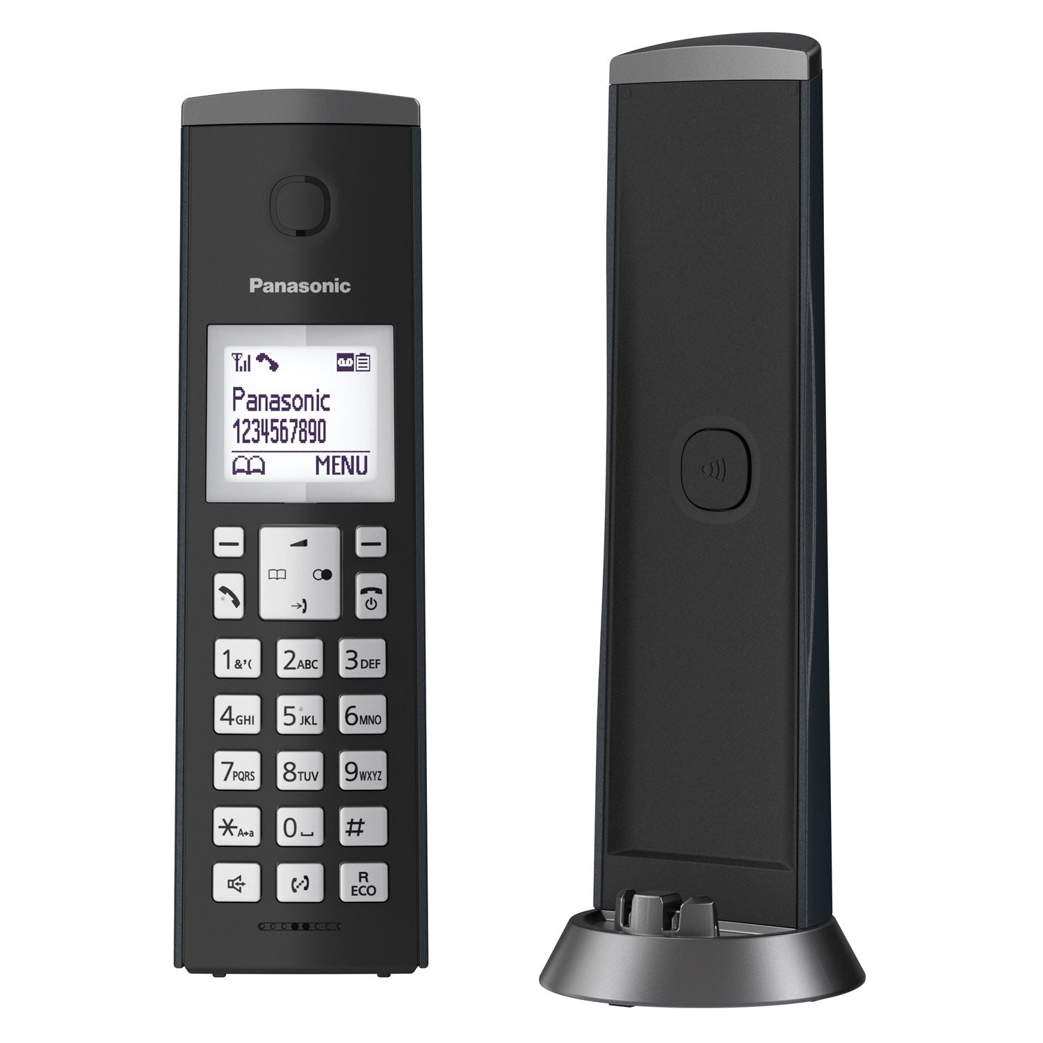 Panasonic KX TGA670B 5.8 GHz top 2 Lines Phone