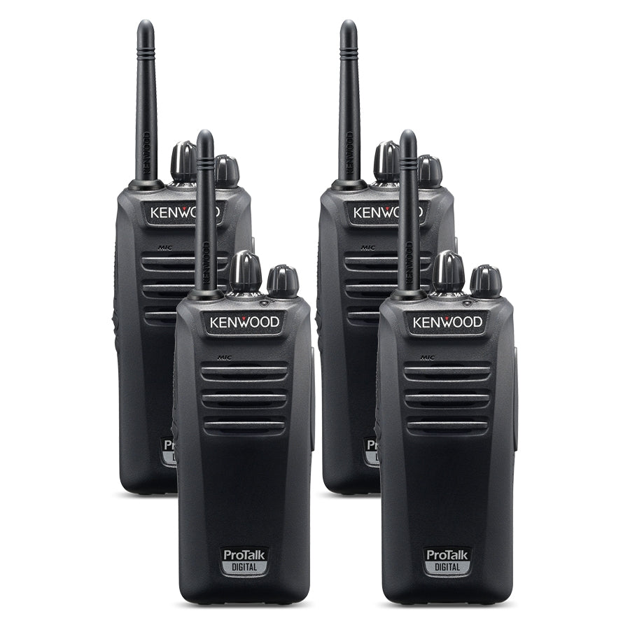 Kenwood TK-3041DT Quad Digital License-Free Two Way Radios