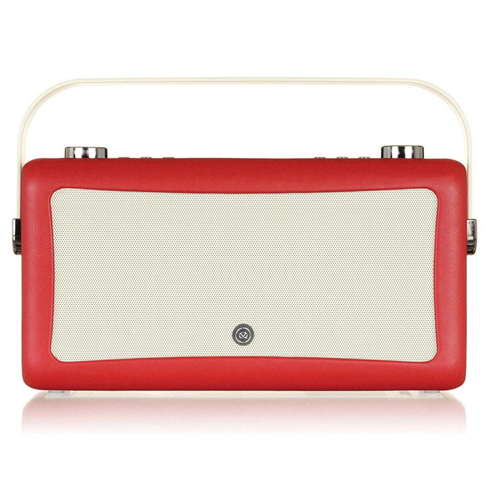 VQ Hepburn Mk II Portable DAB+/FM Radio & Bluetooth Speaker in Red - 1