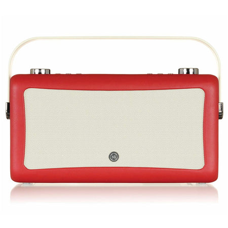 VQ Hepburn Mk II Portable DAB+/FM Radio & Bluetooth Speaker with Rechargeable Battery Pack in Red - 2